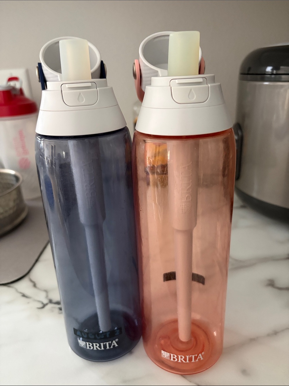 Brita Dual Pack Sports Bottles - Navy & Coral 26 oz